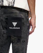 Load image into Gallery viewer, Valabasas Graft Stacked Jean - Grey Washed