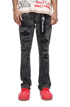 Load image into Gallery viewer, Valabasas Graft Stacked Jean - Grey Washed