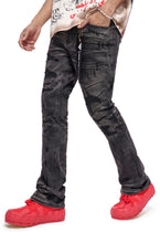 Load image into Gallery viewer, Valabasas Graft Stacked Jean - Grey Washed