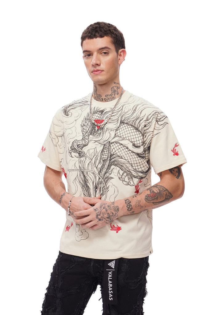 Valabasas Mythic Flow Tee - Beige