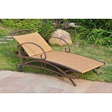 Load image into Gallery viewer, Resin Wicker / Steel Multi-Position Chaise Lounge Chair Recliner