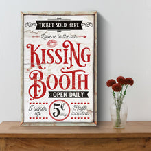 Load image into Gallery viewer, Valentines Day Kissing Booth Sign III