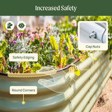 Load image into Gallery viewer, 17" Tall 4 In 1 Small Modular Metal Raised Garden Bed Kit