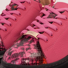 Load image into Gallery viewer, The Venezia Fuchsia Leather Women Sneaker