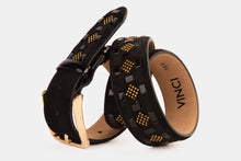 Load image into Gallery viewer, The Vicino Black Leather Belt