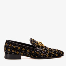 Load image into Gallery viewer, The Vicino Men Shoe Black Bit Dress Loafer