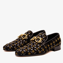 Load image into Gallery viewer, The Vicino Men Shoe Black Bit Dress Loafer