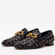 Load image into Gallery viewer, The Vicino Shoe Navy Blue Bit Dress Loafer Men Shoe