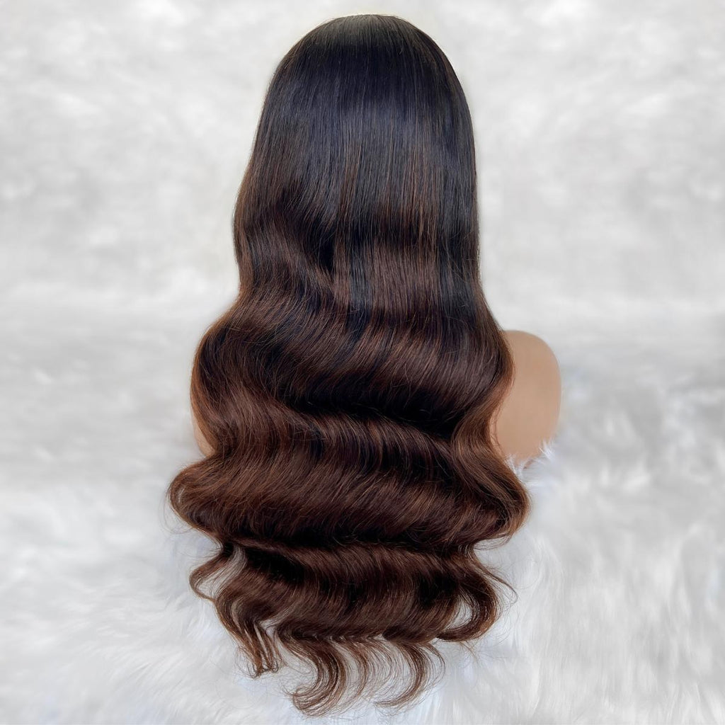 Victoria Glueless 5x5 HD Lace Professionally Colored 100% Human Hair Closure Wig