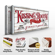 Load image into Gallery viewer, Vintage Rustic Kissing Booth Sign