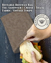 Load image into Gallery viewer, Snack | Beeswaxed Bag