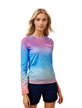 Load image into Gallery viewer, Women's Fish Scale L/S UV Fishing Shirt