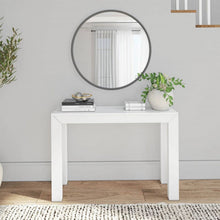 Load image into Gallery viewer, Solid Wooden Modern Accent Console Table / Sofa Table in White Wood Finish