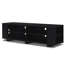 Load image into Gallery viewer, Modern TV Stand in Walnut Wood Finish - Holds up to 60-inch TV
