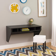 Load image into Gallery viewer, Contemporary Space Saver Floating Style Laptop Desk in Ebony