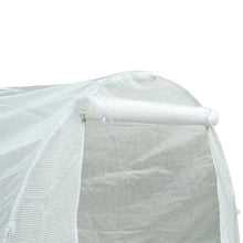 Load image into Gallery viewer, 14.7 Ft x 6.5 Ft Outdoor Greenhouse w/ Heavy Duty Steel Frame and White PE Cover