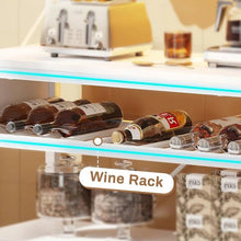 Load image into Gallery viewer, White Modern Industrial Kitchen Baker's Rack with Multi-Color LED Lights