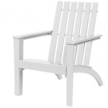 Load image into Gallery viewer, Indoor/Outdoor Acacia Wood Adirondack Lounge Armchair - White