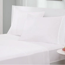 Load image into Gallery viewer, Full Size 4-Piece Cotton Blend Jersey Sheet Set in White