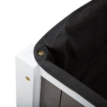 Load image into Gallery viewer, White Wooden 2 Level Elevated Raised Garden Planter Bed