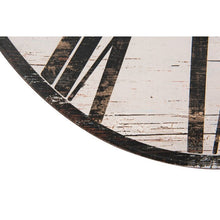 Load image into Gallery viewer, White Washed Oversized Distressed Paris Wood Wall Clock
