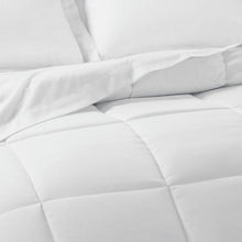 Load image into Gallery viewer, Queen Size Microfiber 6-Piece Reversible Bed In A Bag Comforter Set in White