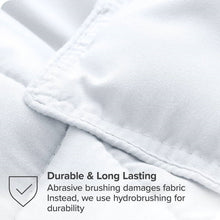 Load image into Gallery viewer, King/Cal King size Super Soft Microfiber Down Alternative Comforter Set White