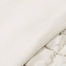 Load image into Gallery viewer, Twin/XL Soft Lightweight Puff Textured 2-Piece Comforter Set in Off White
