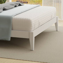 Load image into Gallery viewer, King Traditional Solid Oak Wooden Platform Bed Frame with Headboard in White