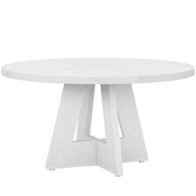 Load image into Gallery viewer, Modern Kitchen Round Circular Dining Table in White Wood Finish