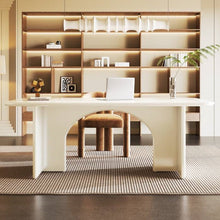 Load image into Gallery viewer, Modern Extra Large Executive Home Office Computer Desk in White