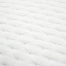 Load image into Gallery viewer, King Size Lightweight White Ruffle Reversible Oversized 3 Piece Quilt Set