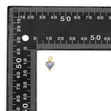 Load image into Gallery viewer, Colorful Gold Pearl Heart Pendant charm, Sku#WL26