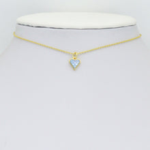 Load image into Gallery viewer, Colorful Gold Pearl Heart Pendant charm, Sku#WL26
