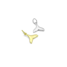 Load image into Gallery viewer, Mother of Pearl Whale Tail Pendant charm, Sku#WL27