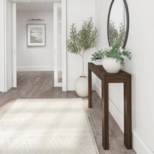 Load image into Gallery viewer, Solid Wood Modern Accent Console Table / Sofa Table in Dark Brown Walnut Finish