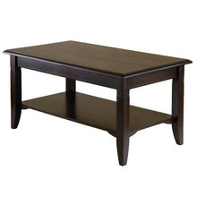 Load image into Gallery viewer, Rectangle Wood Coffee Table in Cappuccino Finish