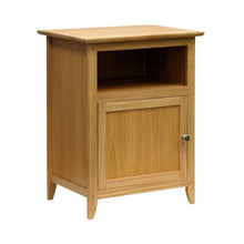 Load image into Gallery viewer, Simple End Table Nightsatnd Accent Table in Natural Wood Finish