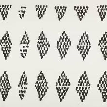 Load image into Gallery viewer, 72 x 72 in. Cotton Polly Shower Curtain with Black White Rhombus Dots Pattern