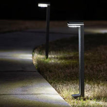 Load image into Gallery viewer, Set of 2 - Modern Outdoor Solar Light White LED Path Outdoor Yard Lighting