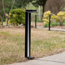 Load image into Gallery viewer, Set of 2 - Modern Outdoor Solar Light White LED Path Outdoor Yard Lighting