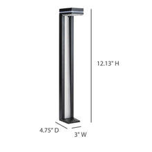 Load image into Gallery viewer, Set of 2 - Modern Outdoor Solar Light White LED Path Outdoor Yard Lighting