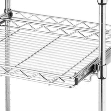 Load image into Gallery viewer, Sturdy Metal Kitchen Microwave Cart with Adjustable Shelves and Locking Wheels