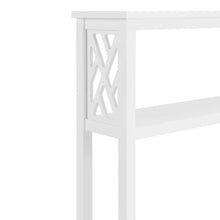 Load image into Gallery viewer, White Solid Wood Over the Toilet 1-Shelf Storage Rack