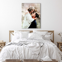 Load image into Gallery viewer, Couple Watercolor Portrait Sign