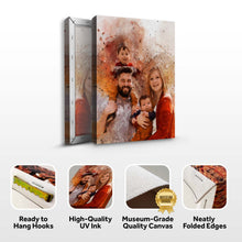 Load image into Gallery viewer, Family Watercolor Portrait Sign