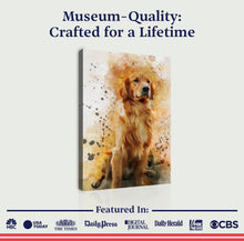 Load image into Gallery viewer, Pet Watercolor Portrait Custom Wall Art