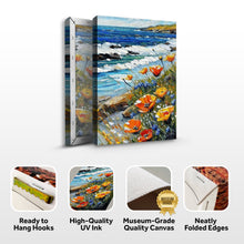 Load image into Gallery viewer, Canvas Print: "Coastal Blooms"
