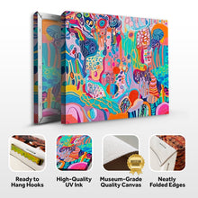 Load image into Gallery viewer, Canvas Print: "Kaleidoscopic Voyage"