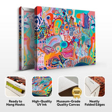 Load image into Gallery viewer, Canvas Print: "Kaleidoscopic Voyage II"